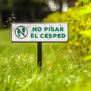 Cartel informativo pequeño