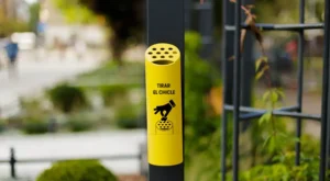 Contenedor para chicles usados