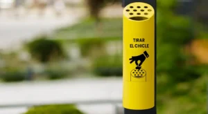 Contenedor para chicles usados