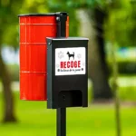 Papelera canina Tobi con dispensador