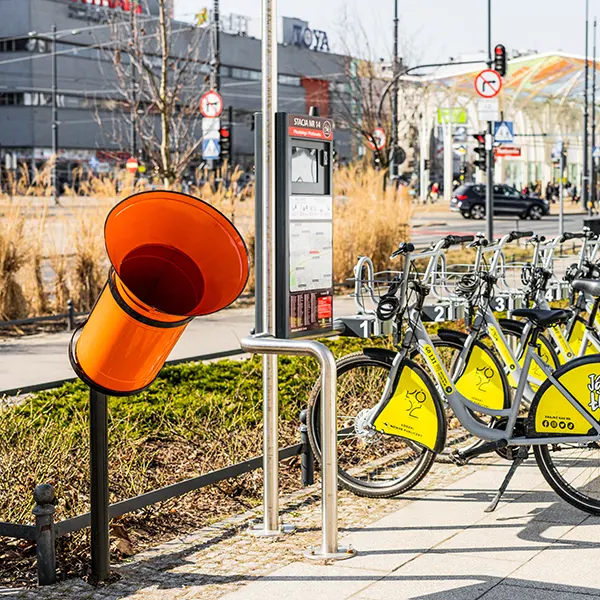 Papelera para ciclistas RE-CICLO