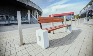 Ławka parkowa Banco RomaRoma z oparciem