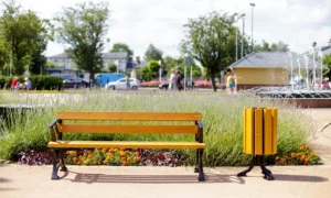 Banco Urbano con reposabrazos