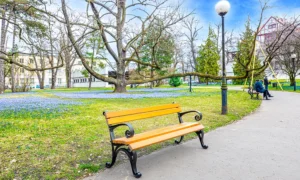 Banco Viena con reposabrazos