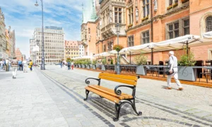 Banco Viena con reposabrazos