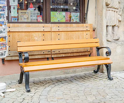 Bancos de hierro fundido