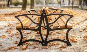 Banco doble – Urbano DUO con reposabrazos