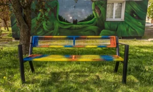 Banco Gladiador Solid con reposabrazos