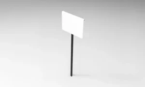 Cartel informativo grande