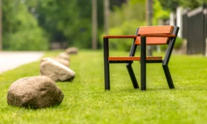 Silla Gladiador con reposabrazos de madera