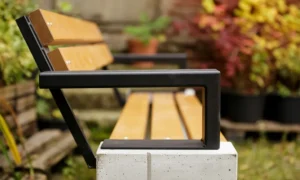 Banco Roma con reposabrazos