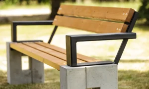 Banco Roma con reposabrazos