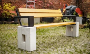 Banco Roma con reposabrazos