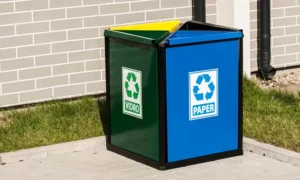 Papelera de reciclaje Amapola