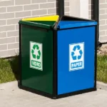 Papelera de reciclaje Amapola