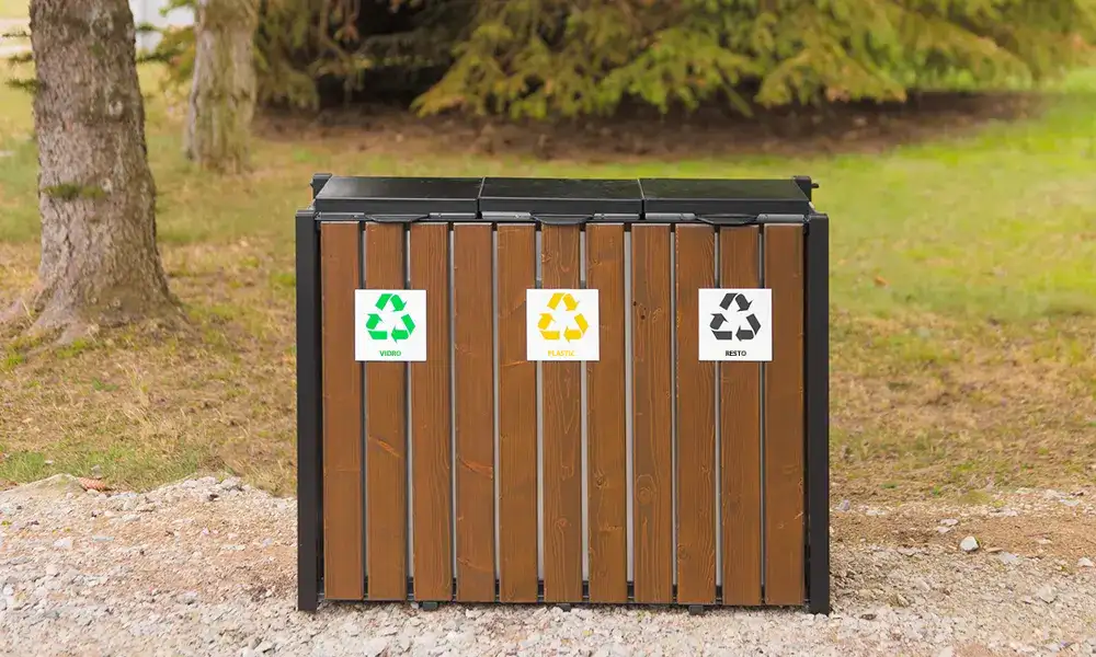 Papelera de reciclaje Petunia