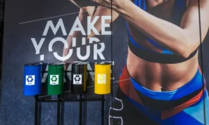 Papelera de reciclaje Tulipán