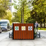 Papelera de reciclaje Aster