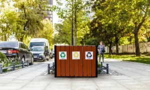 Papelera de reciclaje Aster