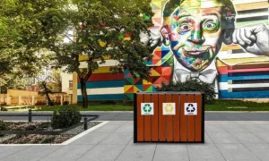 Papelera de reciclaje Aster