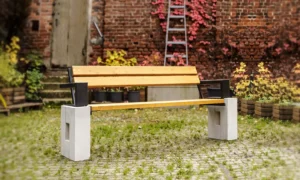 Banco Roma con reposabrazos