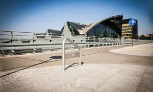 Aparcabicicletas U oblicuo