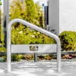 Aparcabicicletas U oblicuo