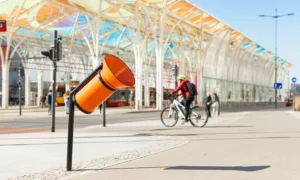 Papelera para ciclistas RE-CICLO