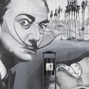 Papelera Gala con techo