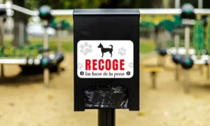 Poste para el dispensador