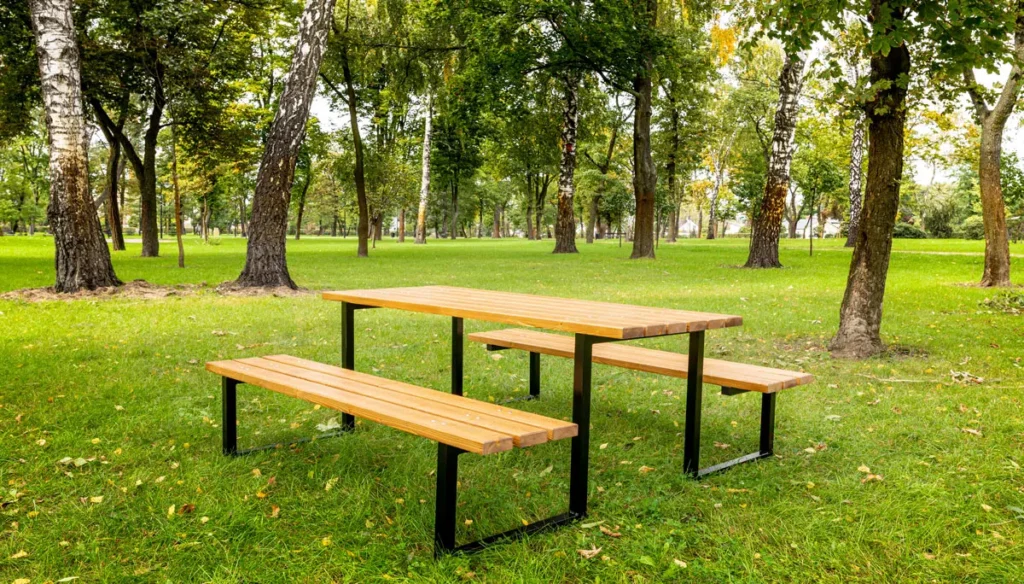 mesas urbanas picnic parques zonas verdes