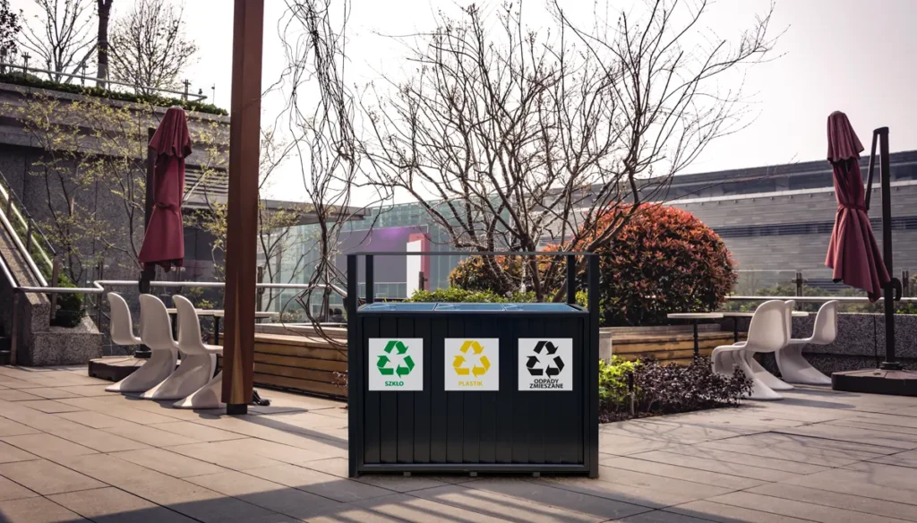 papeleras para playas paseos marítimos anticorrosion