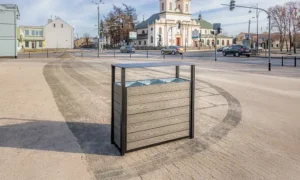 Papelera de reciclaje Narciso WPC