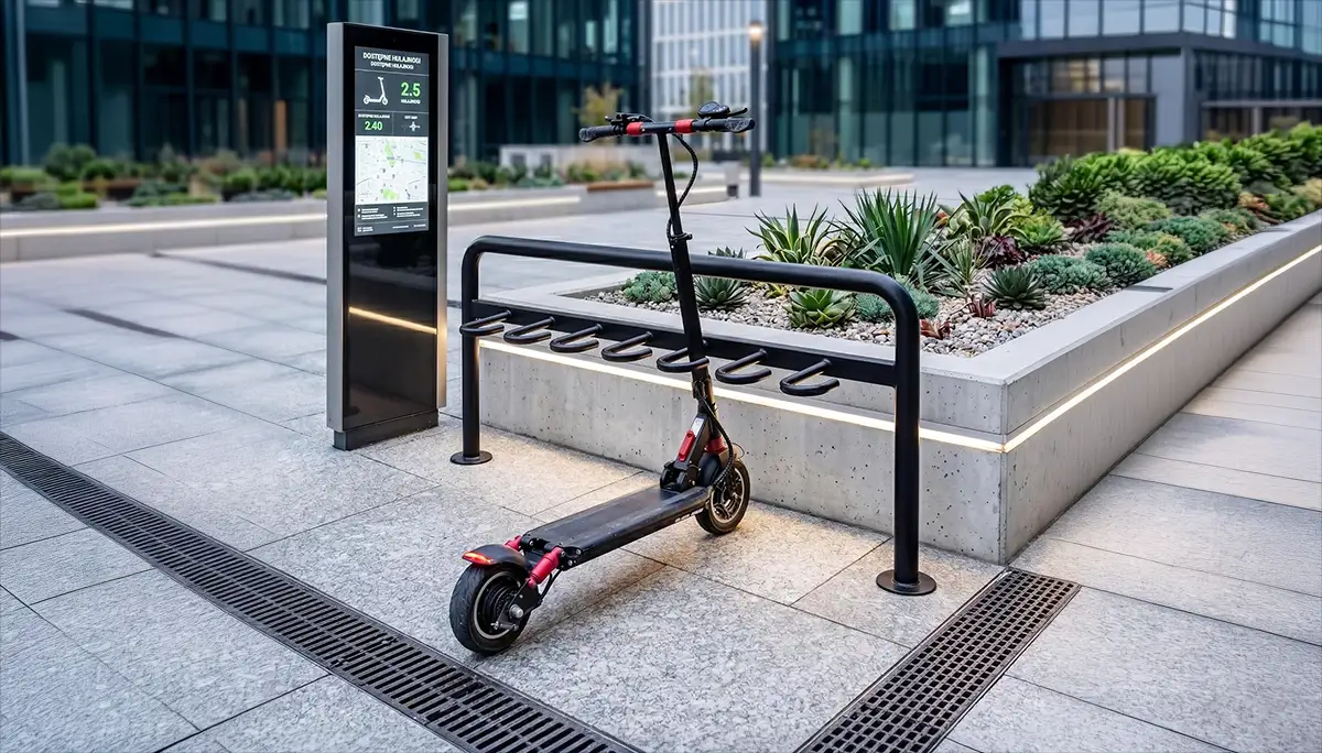 Frida soporte para patinetes de 7 plazas